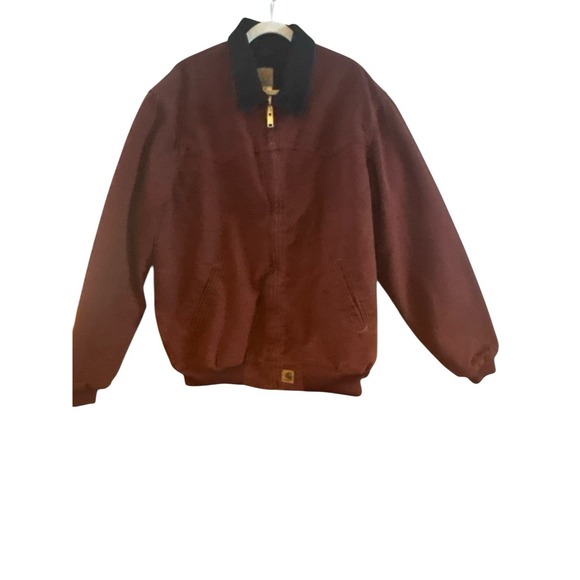 Carhartt Other - Carhartt Vintage Santa Fe Red Clay Men's Work Coat X-Large Tall Quilted Flannel